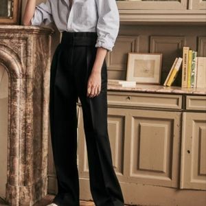 Sezane Arthur Trousers Black, New without tags